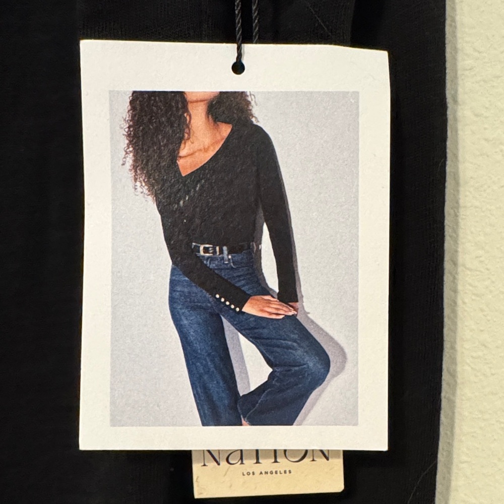 Nation LTD Black Long Sleeve Tee